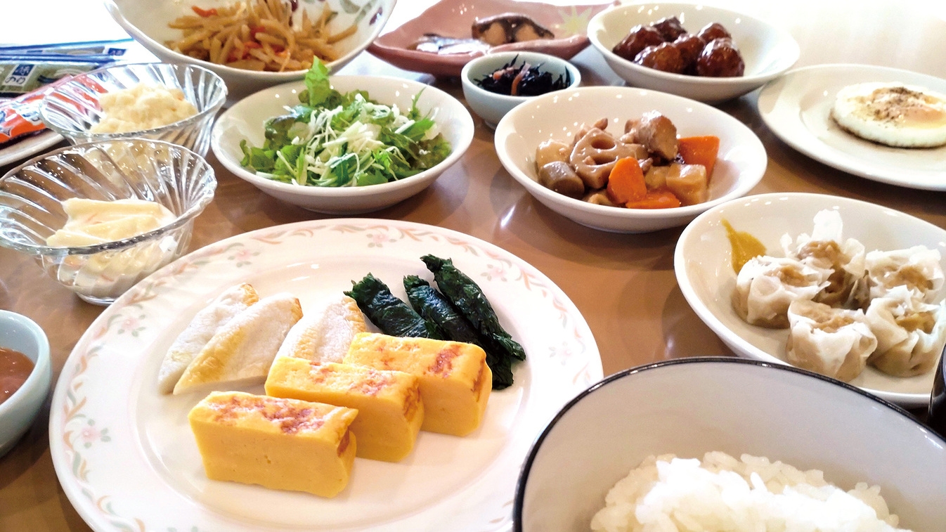 【朝食付】一日の始まりは美味しい朝食から！料理長自慢の朝食付プラン★宮城のごはん、お代わり自由♪