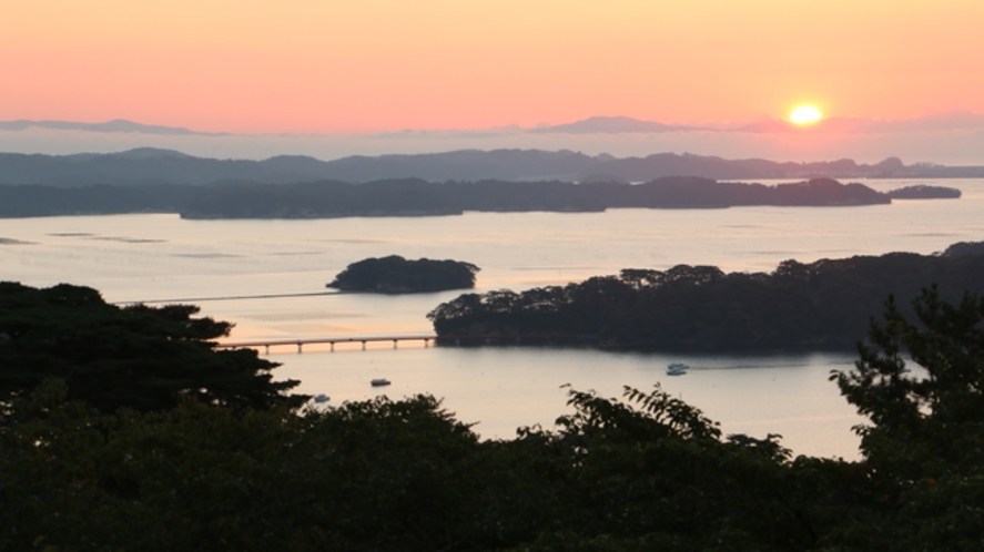 【松島】朝ちょっとの早起きで松島のご来光もご覧いただくこともできます♪