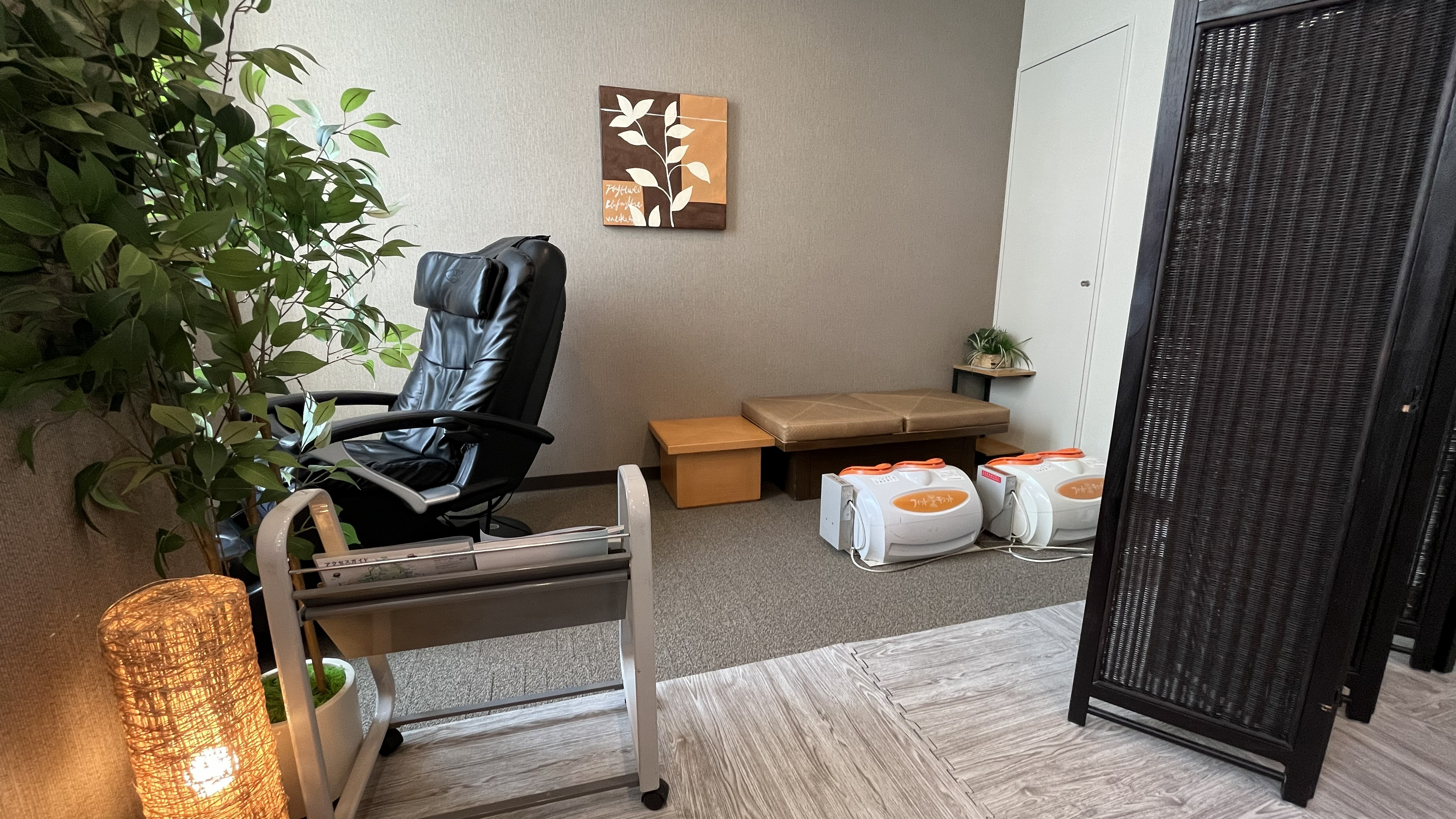 マッサージコーナー　リラクゼーションコーナー