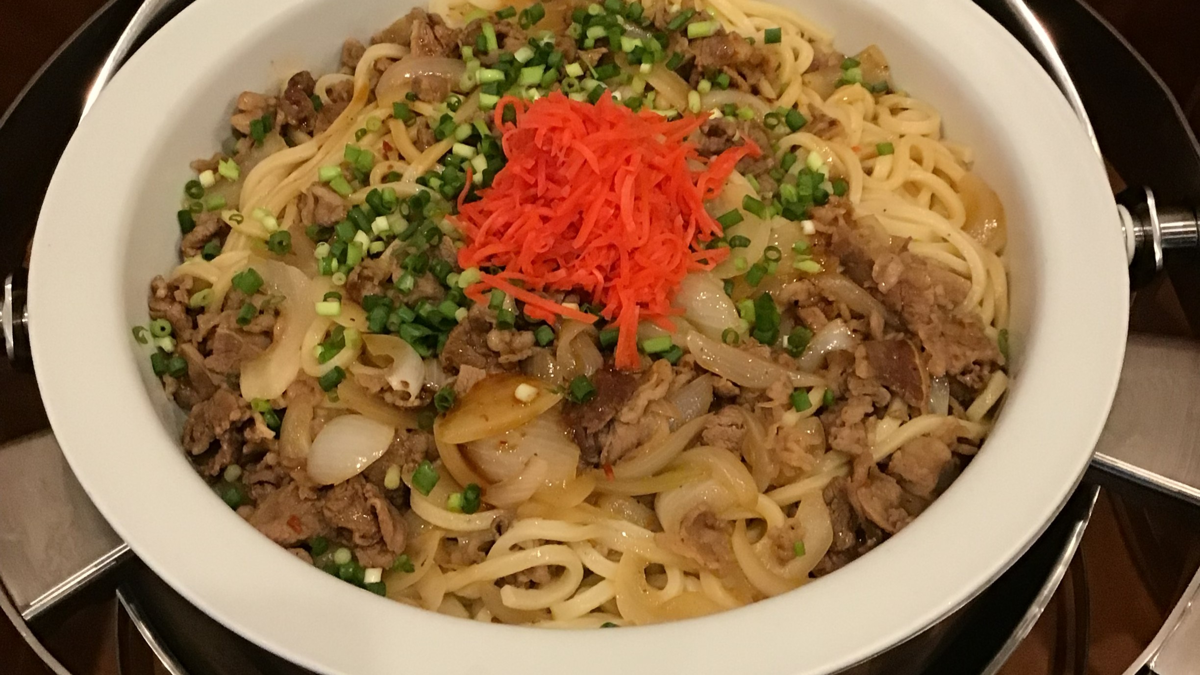 みちのくバラ焼きうどん