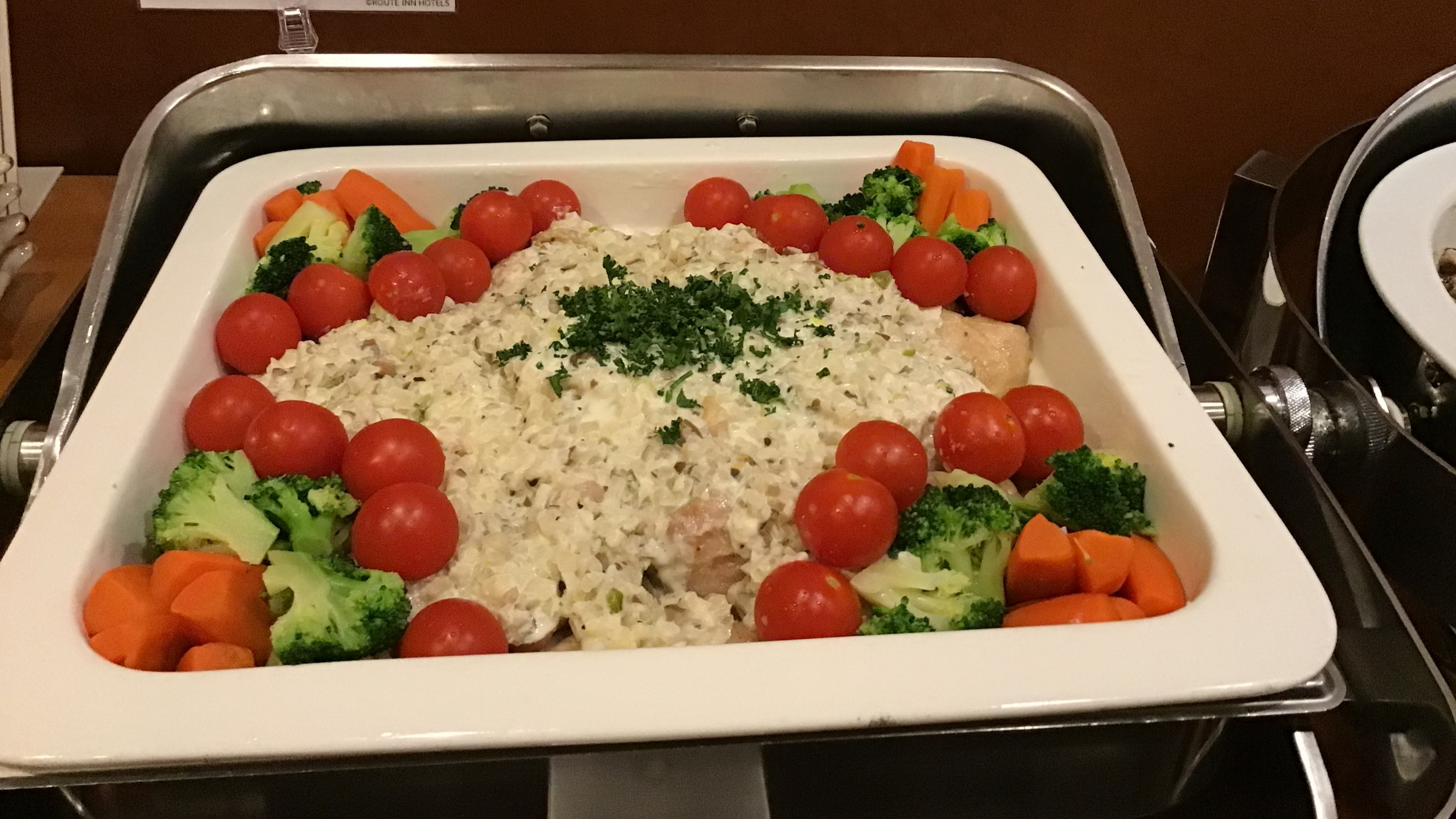 グリルチキンホワイトソース