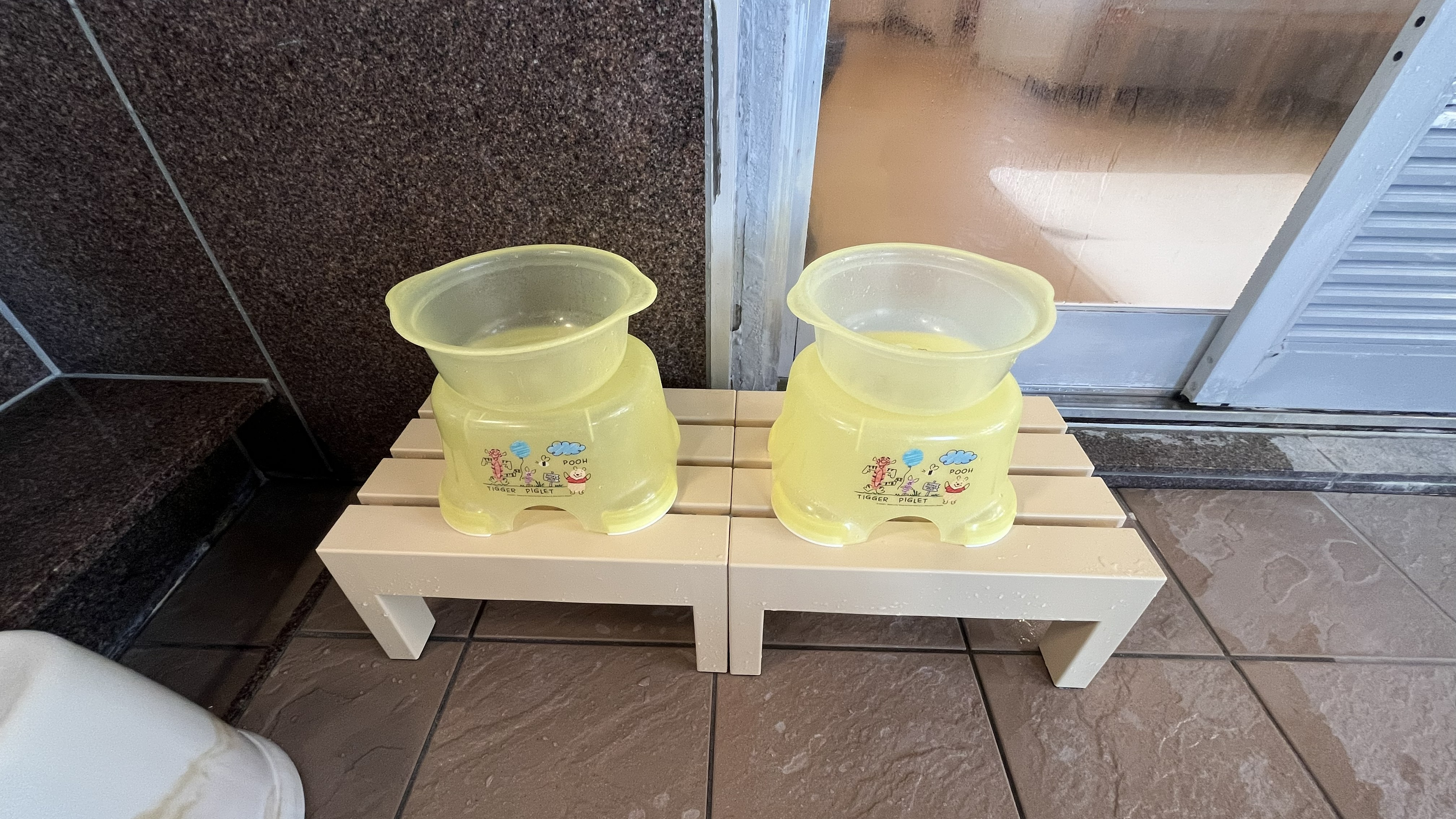 お子様用桶と椅子