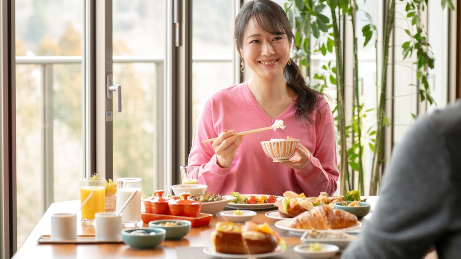 【朝食付：プレミアムモーニング】出来立てを味わうライブキッチン【佐勘こだわりの朝食ビュッフェ】