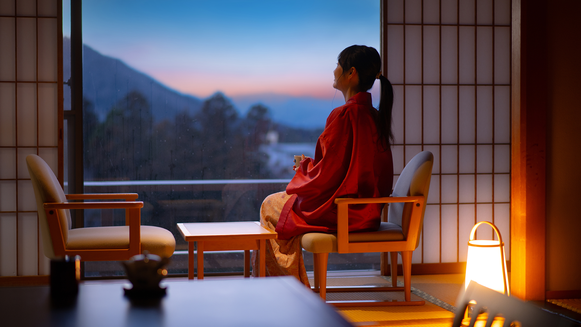 【客室イメージ】伝統と共に息づく佐勘のおもてなし。ゆったりとした旅のくつろぎをご提供。