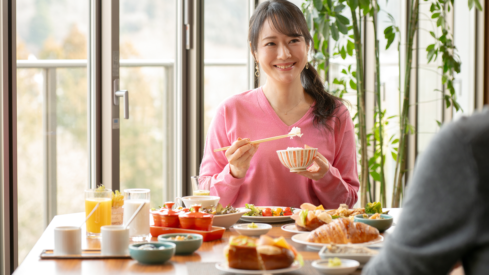 【朝食ビュッフェ】