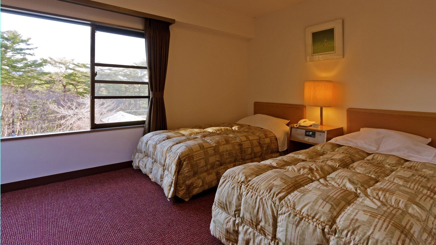 エコノミーツインルーム_ベッド