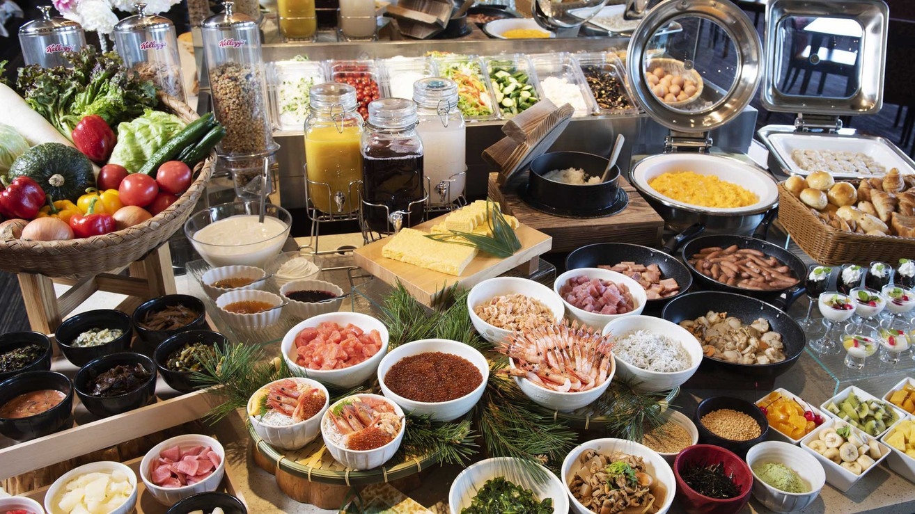 【みやこ宿泊割対象2，000円引き！】愛犬STAYルーム〇朝夕のお食事はビュッフェで満喫する1泊2食