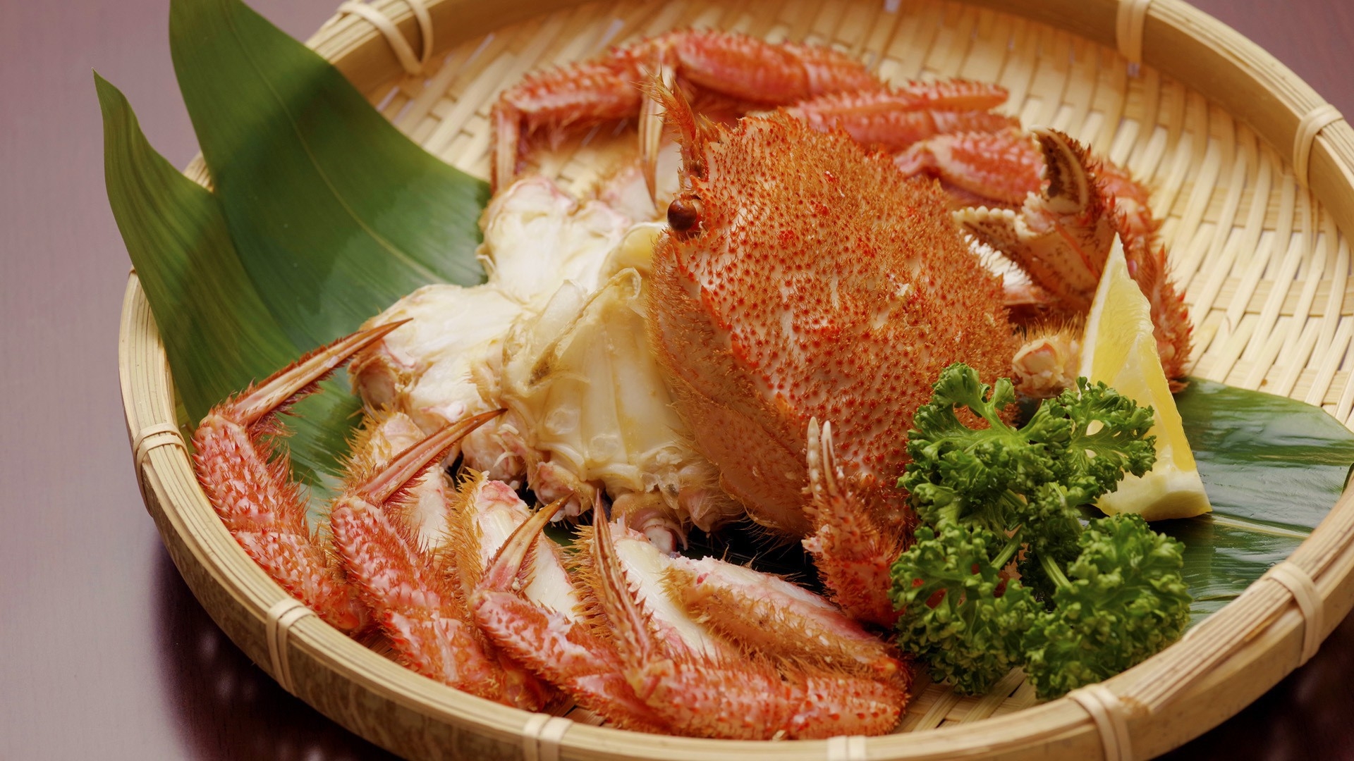 【魚彩王国30周年記念 特別価格】三陸産毛がに１杯＆山葡萄のウェルカムドリンク付きビュッフェプラン