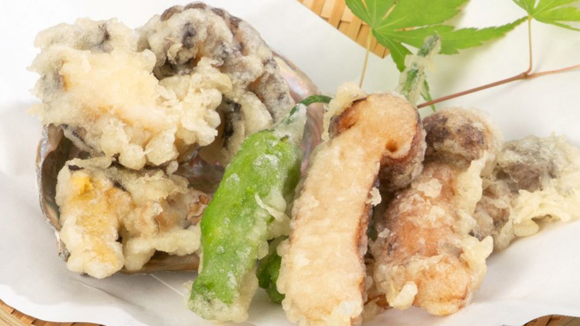 〇秋の味覚〇【1日50名様限定】『岩手県産松茸』と『蝦夷あわび』の揚げたて天ぷら付きビュッフェ