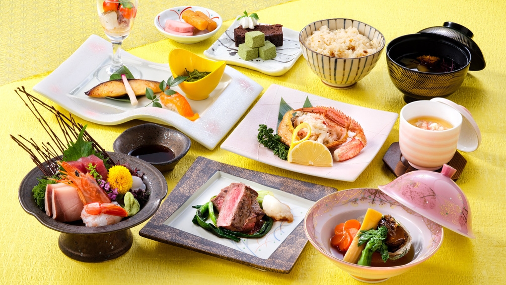 【総料理長 厳選素材の「特撰会席」プラン】◇ご夕食は専用会場で堪能◇