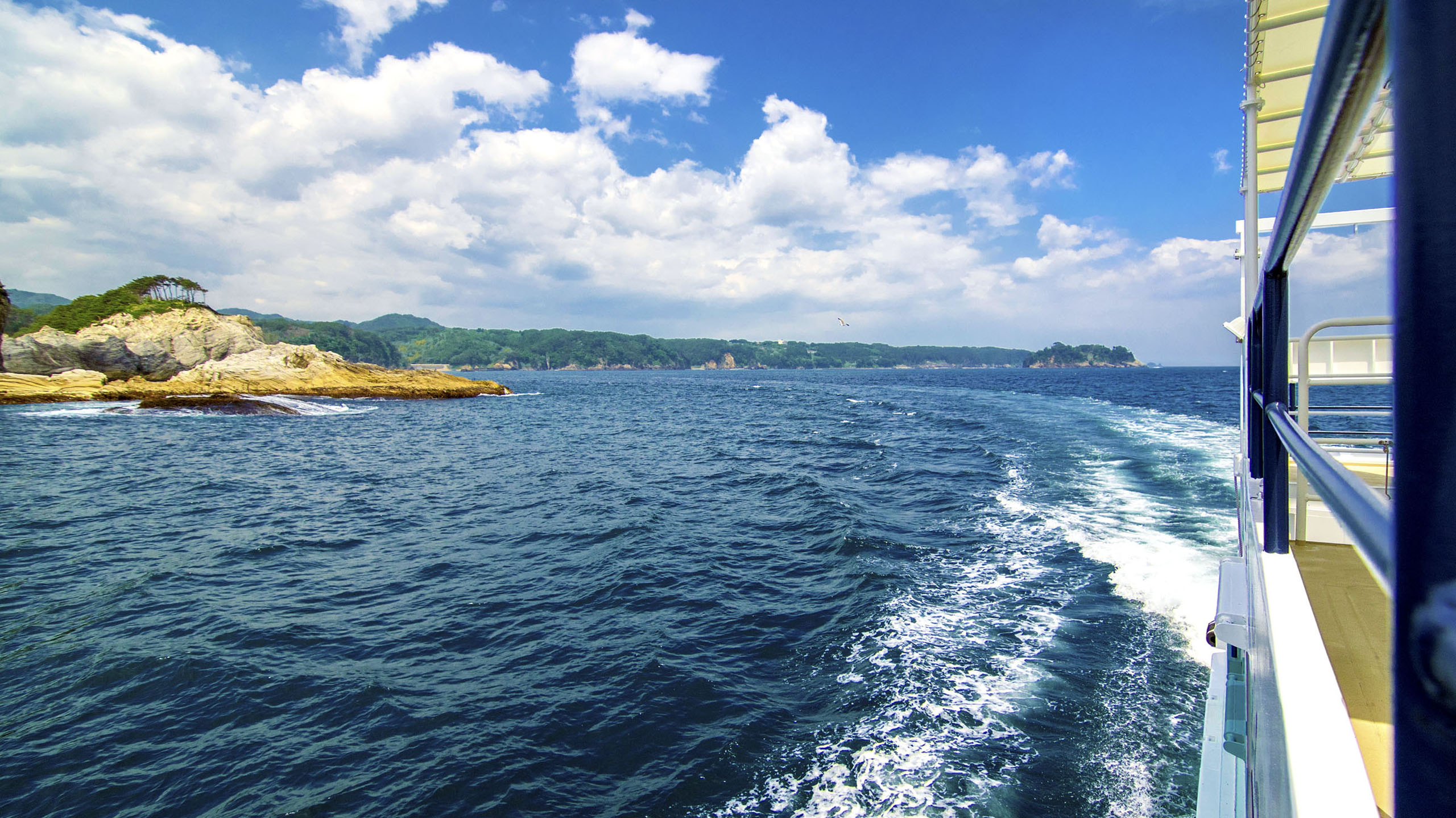 遊覧船うみねこ丸_潮風を追い越しながら宮古湾を巡る（16：9）