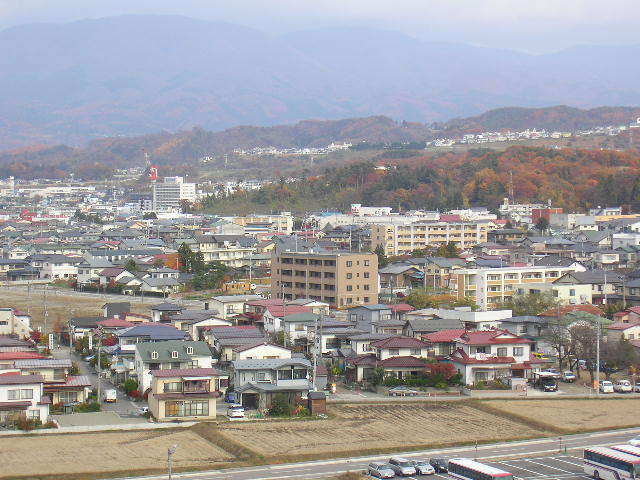Pemandangan gunung Hotel Bandai