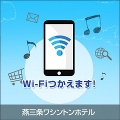 Wi-Fi完備　全室無線LAN回線（無料）
