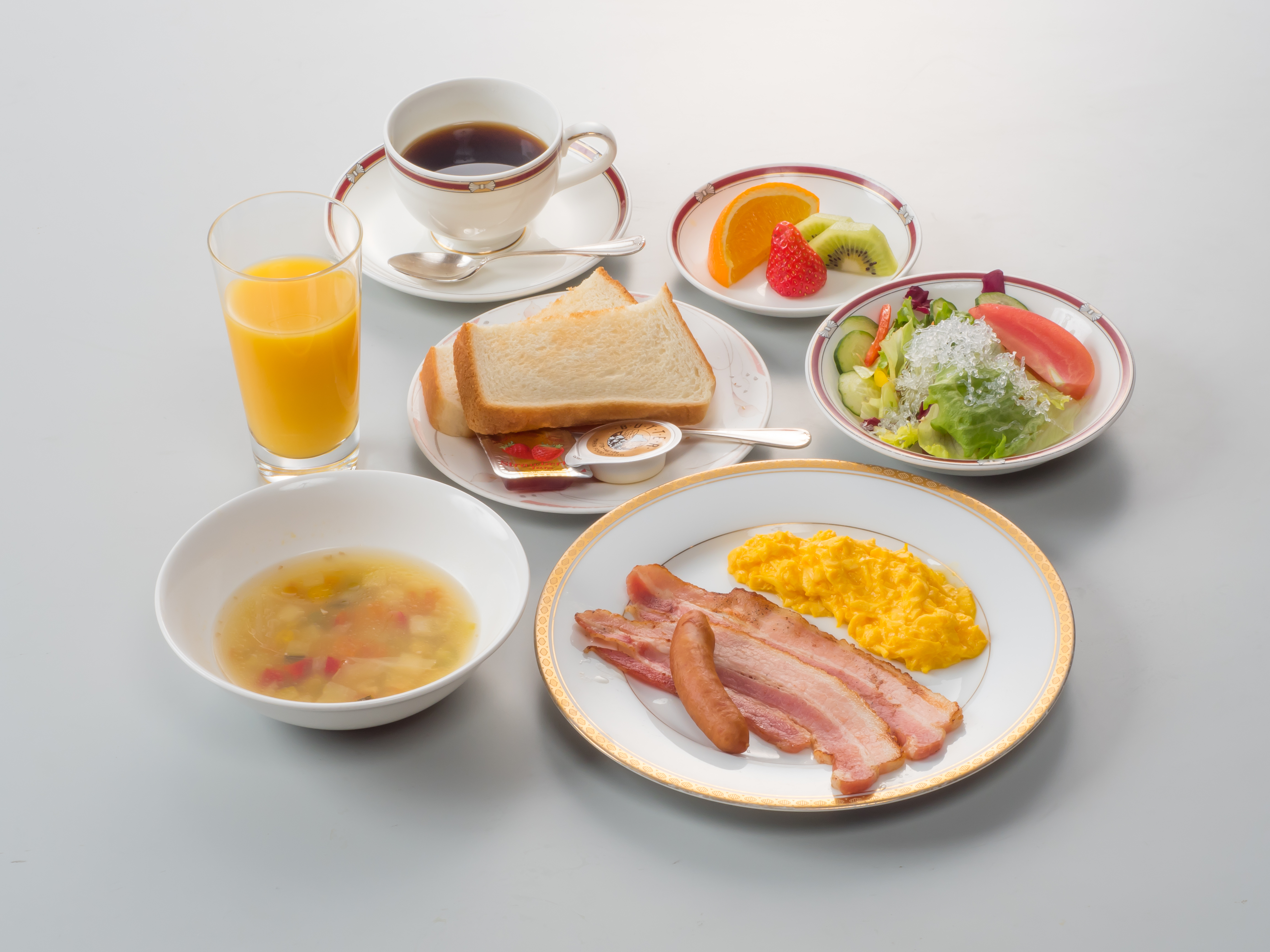 食事処　銀座の朝食「洋定食」
