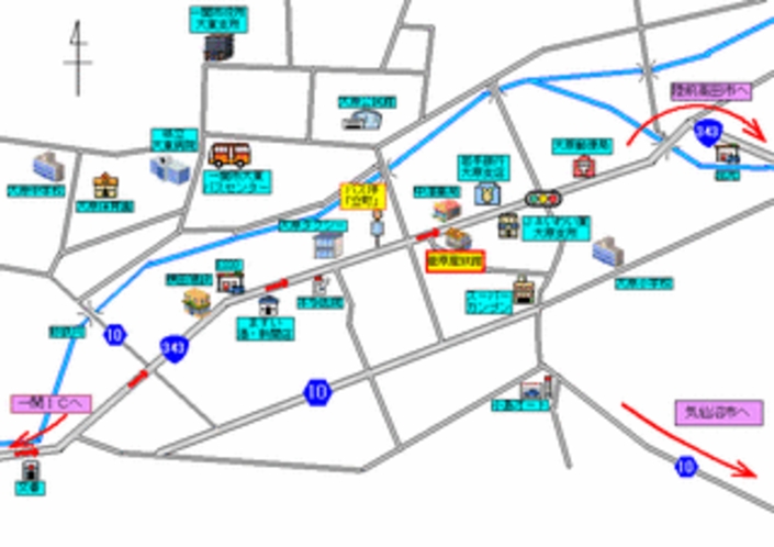 大東町大原の地図