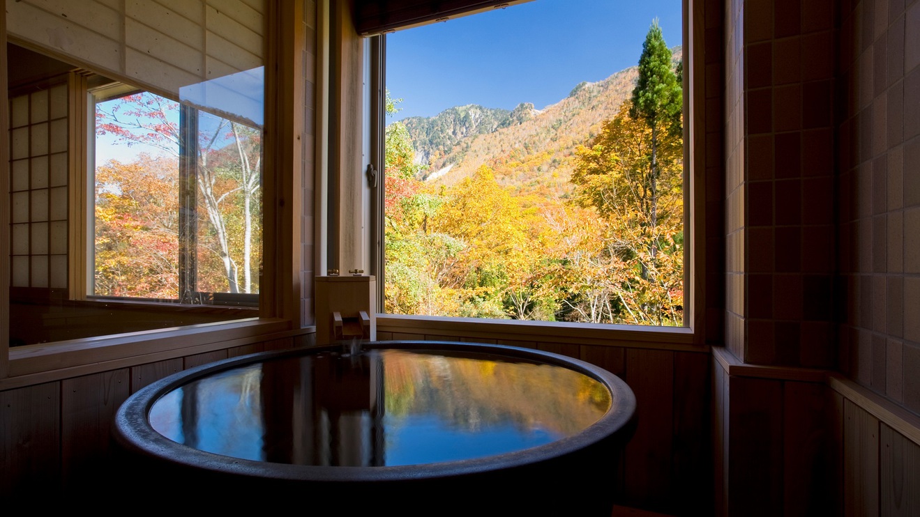 【開放式内風呂】リニューアル和洋室45㎡　秋　(一例)