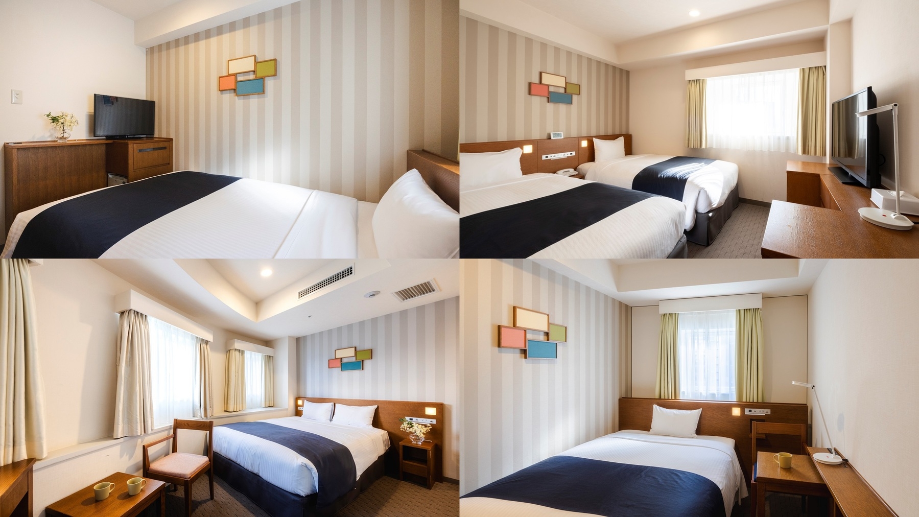 室数限定!!お部屋タイプおまかせプラン《素泊り》地下道直結で雨の日も濡れずにアクセス！館内コンビニ有