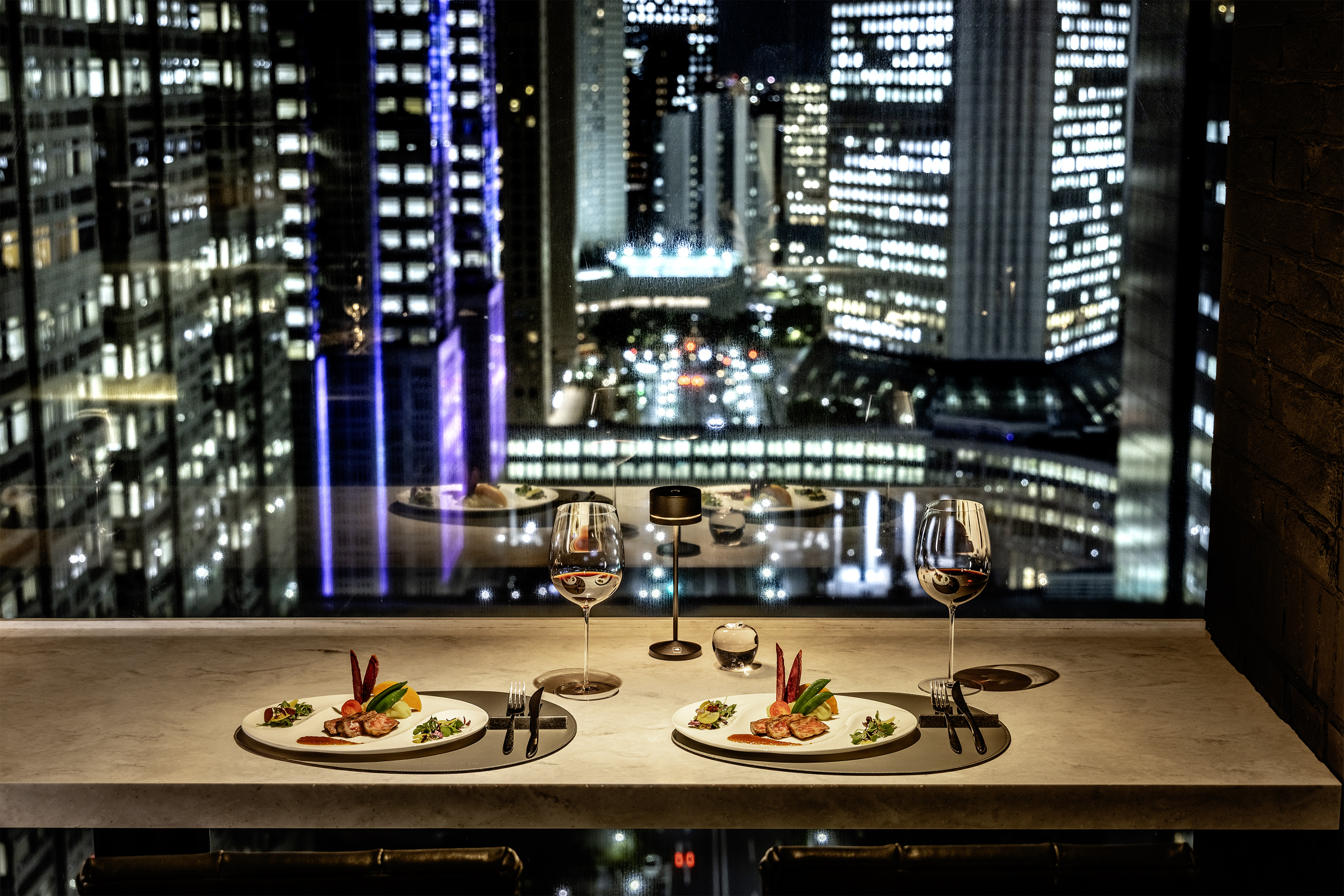 【ディナー】25階マンハッタンテーブル
