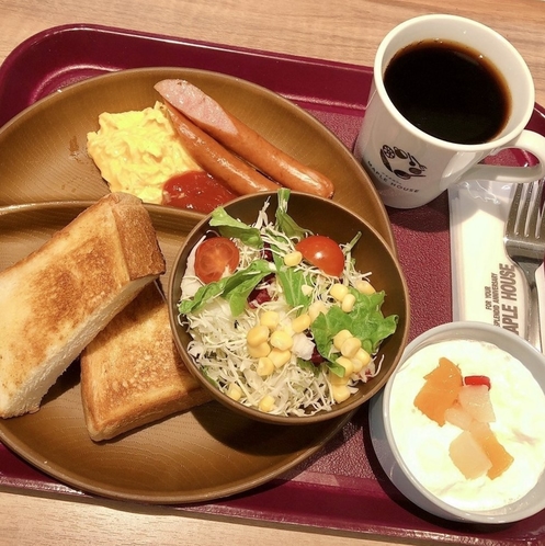 朝食「メイプルハウス」メニュー一例