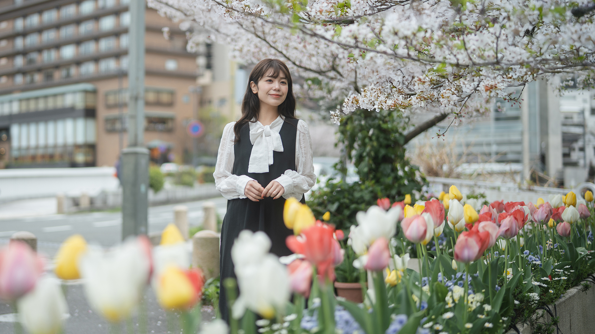 春の当館は、桜をはじめ彩り豊かな花々がお迎え。カラフルに、心躍る旅のひとときを。