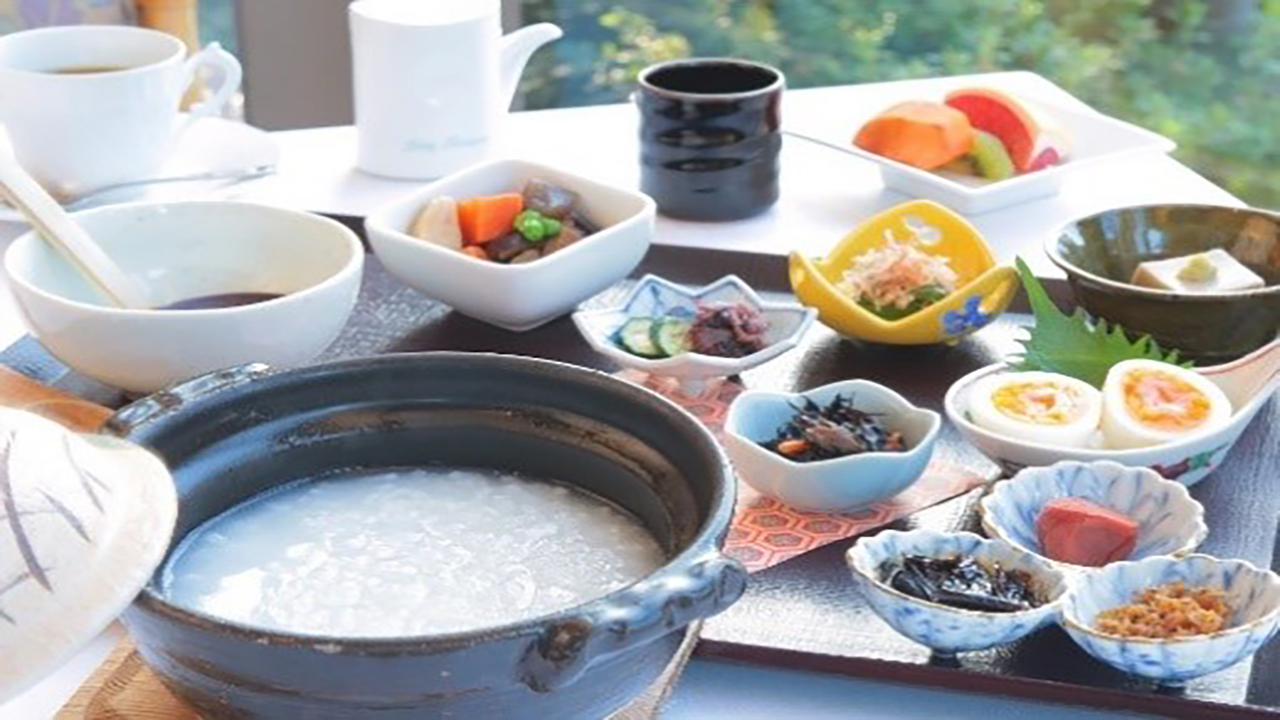 朝食　朝粥朝食