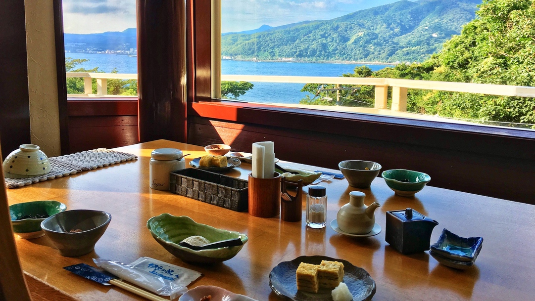 【伊勢海老鬼殻焼き付！】金目鯛の煮付コース☆絶景温泉と内湯も貸切無料で独占