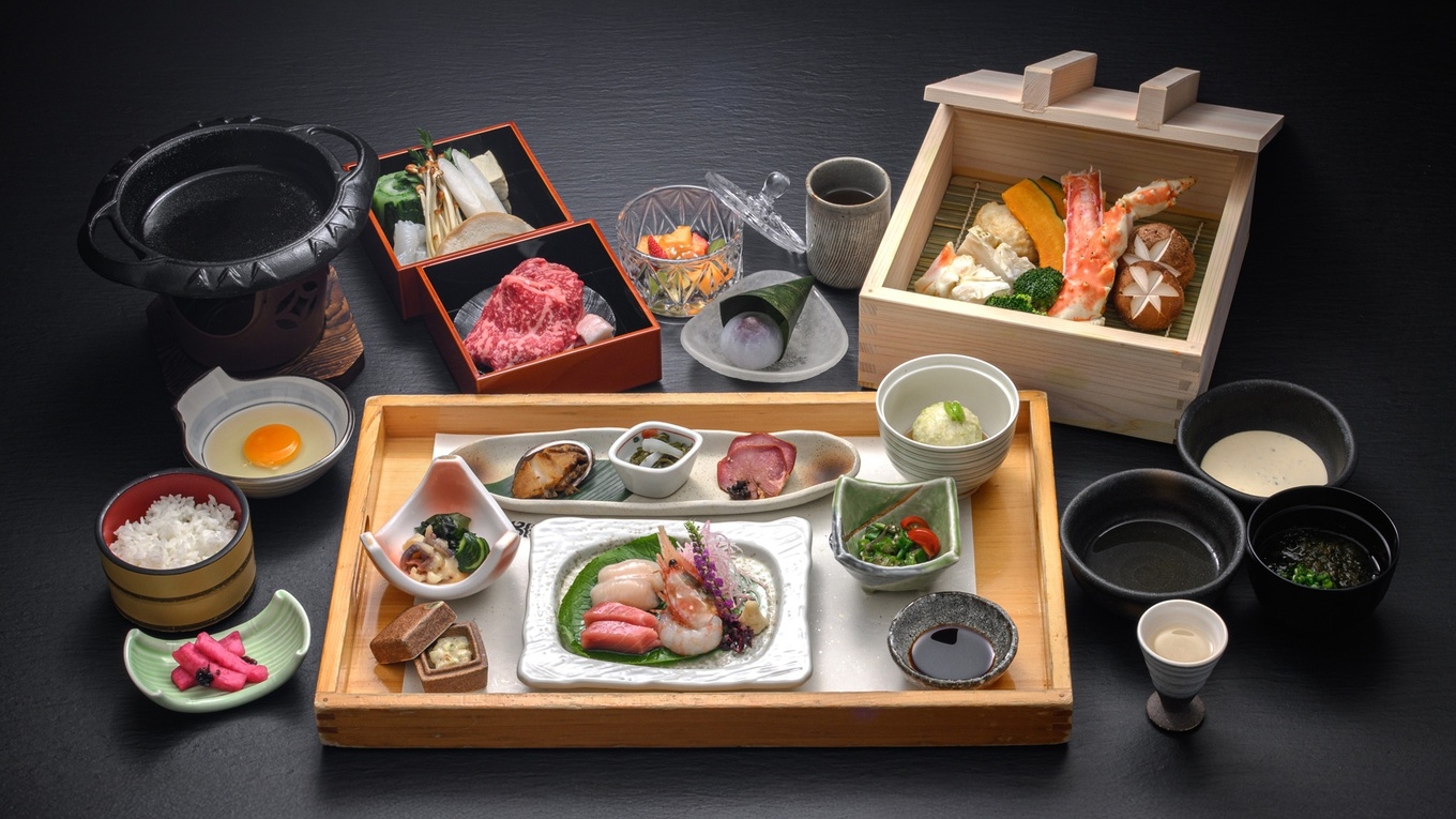 【オールインクルーシブ】＜2食付/和食＞大雪山で特別な夜を…和食コースの連泊メニューに舌鼓。