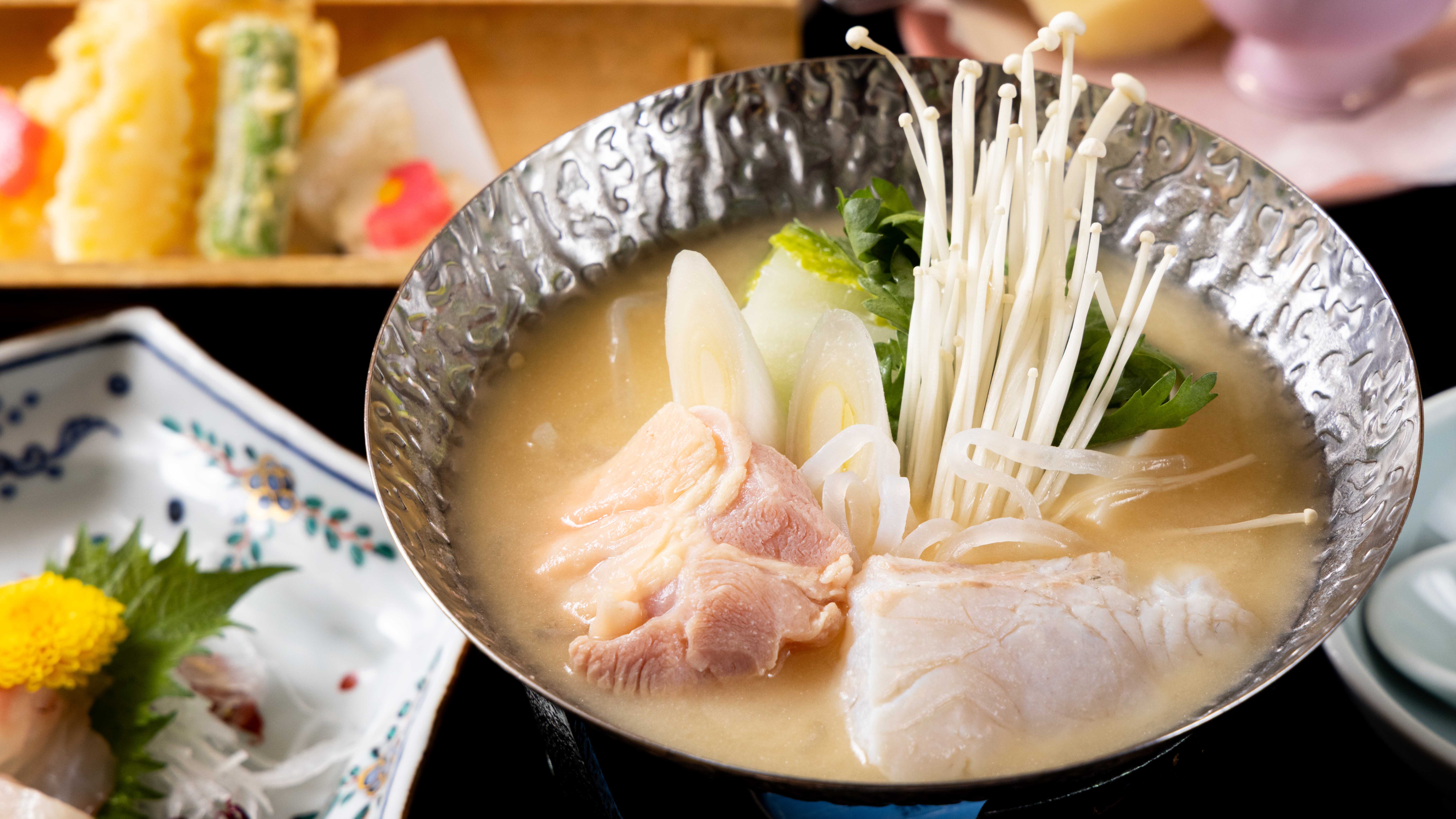 山海会席　料理一例