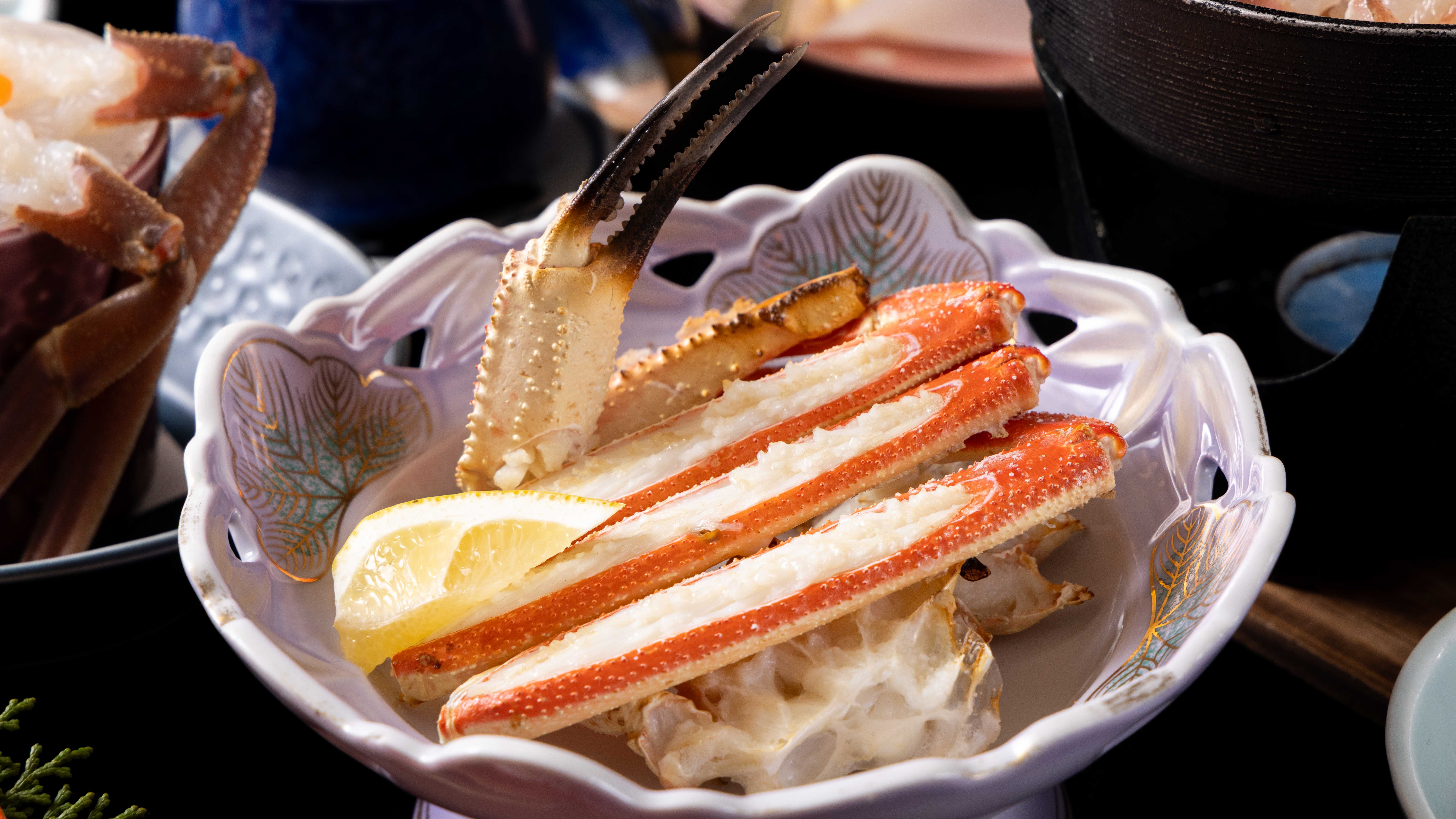 蟹会席：料理一例