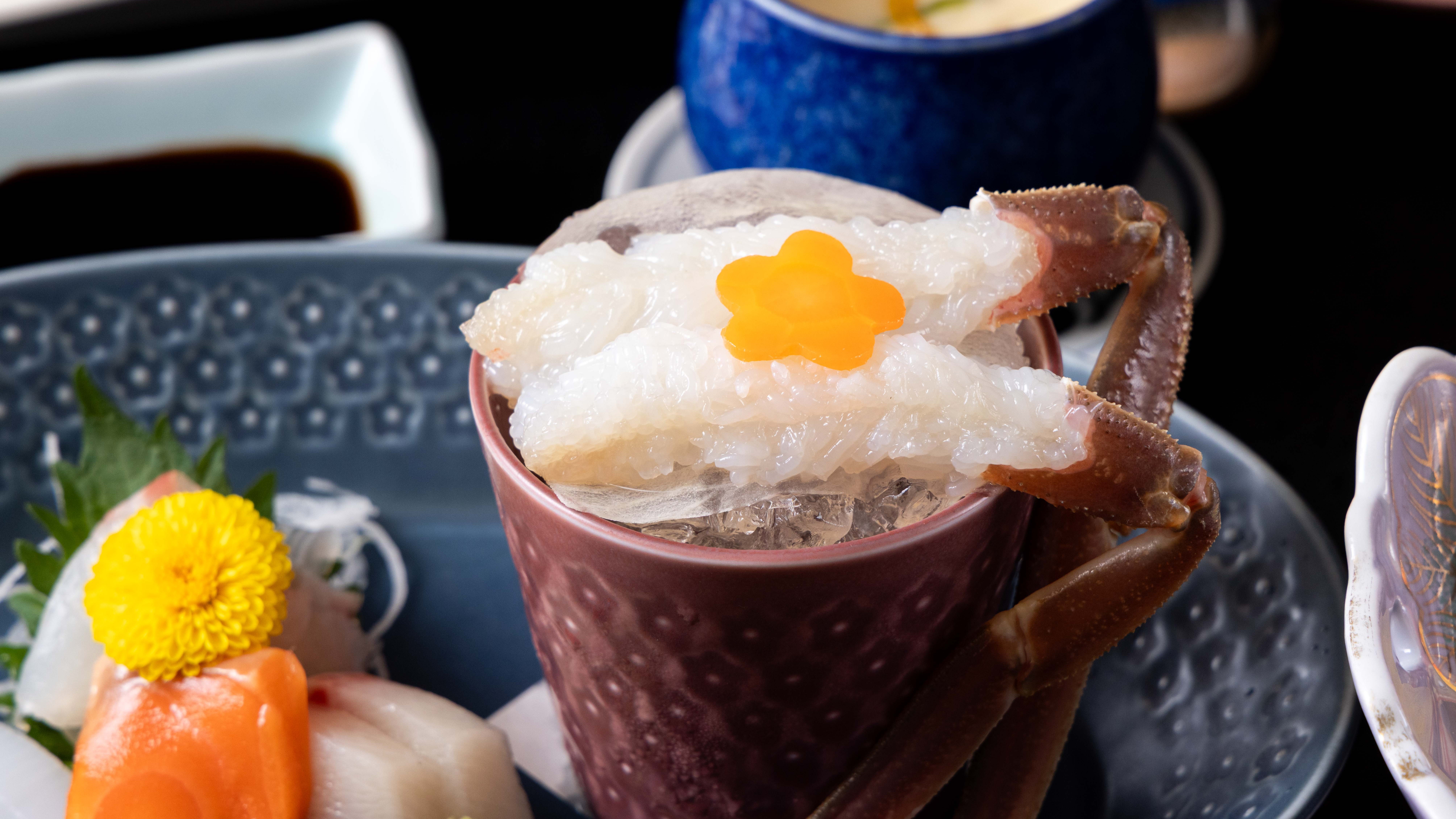 蟹会席：料理一例