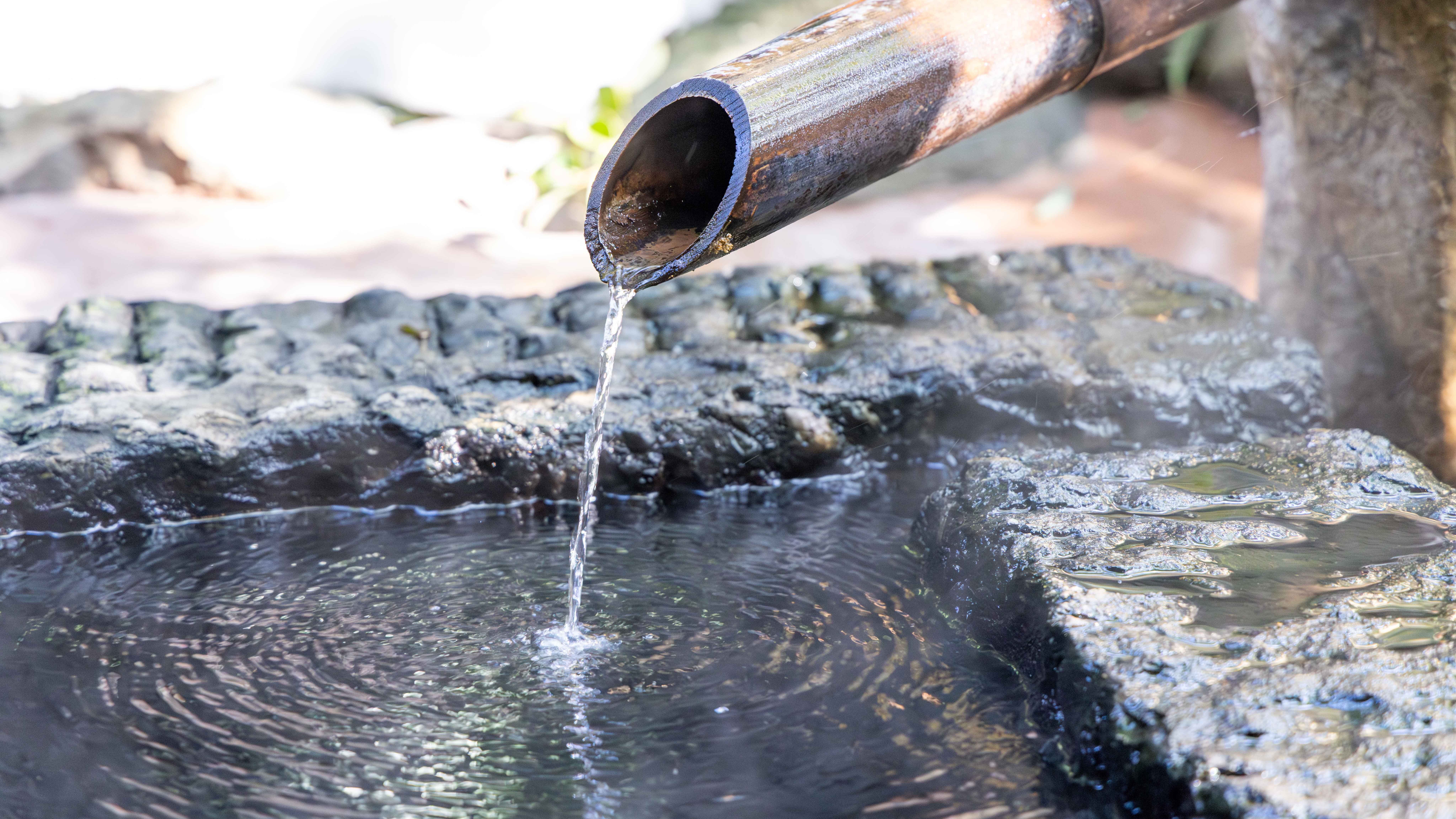 露天風呂付き客室　羽衣