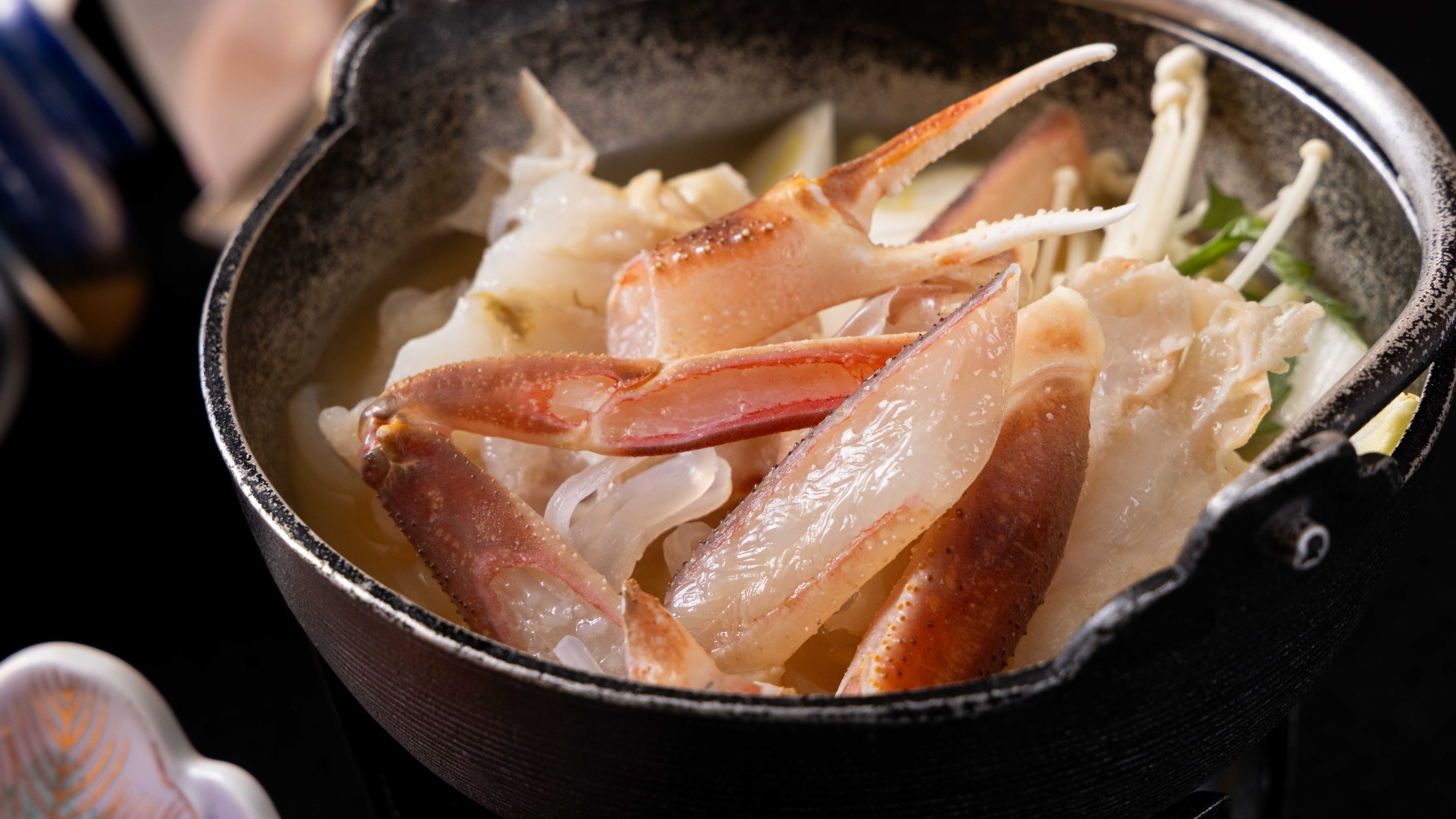 蟹会席：料理一例