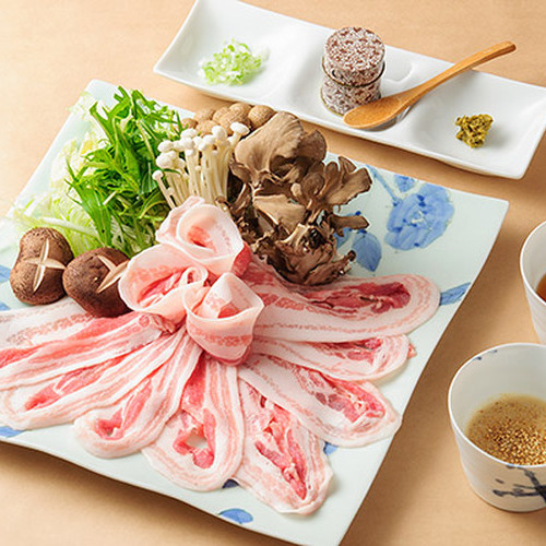 Joshu wheat pork shabu-shabu