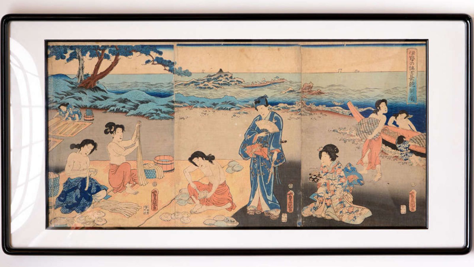 伊勢の鮑取りの図