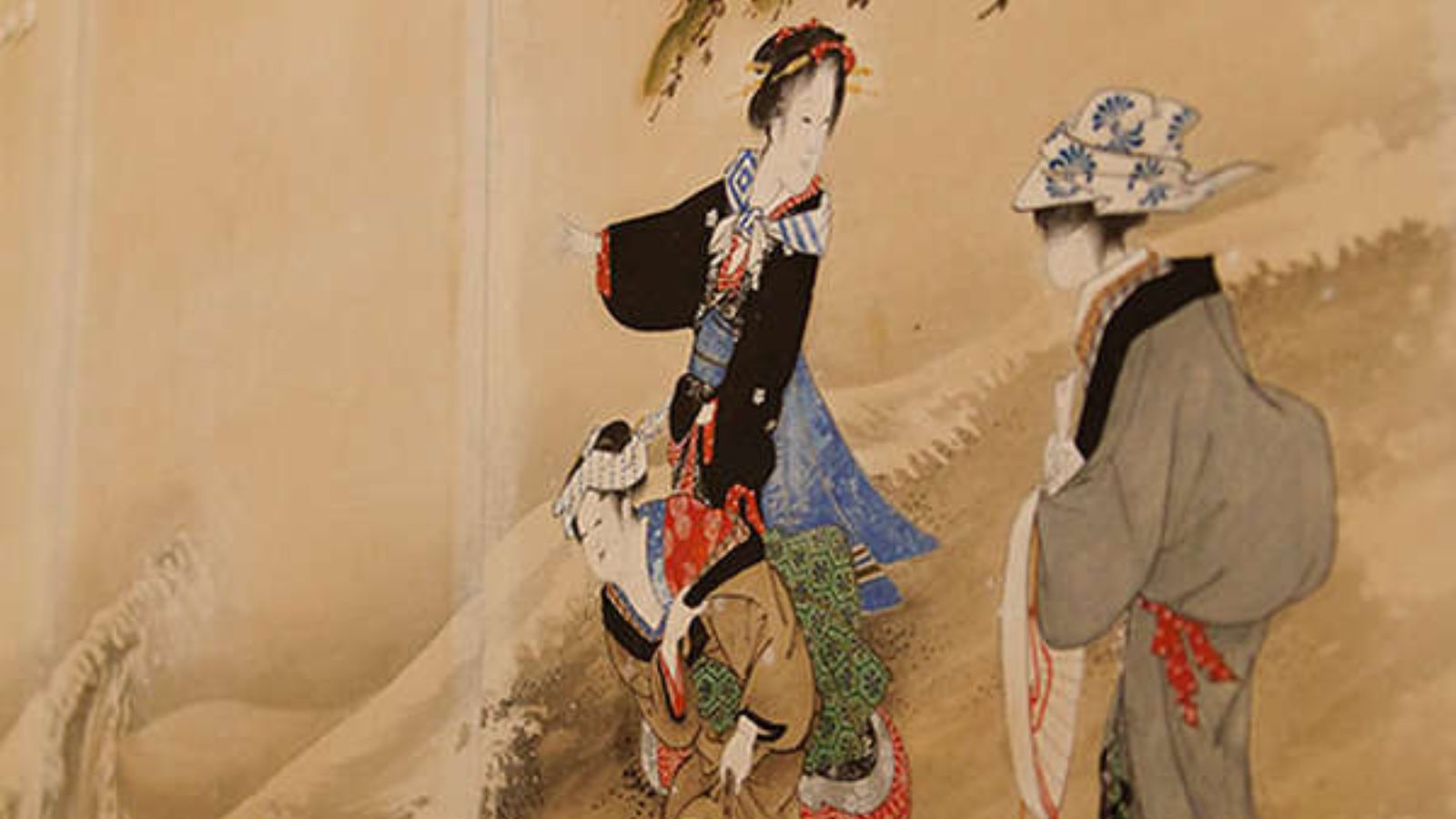 蔵の湯を飾る三保の松原