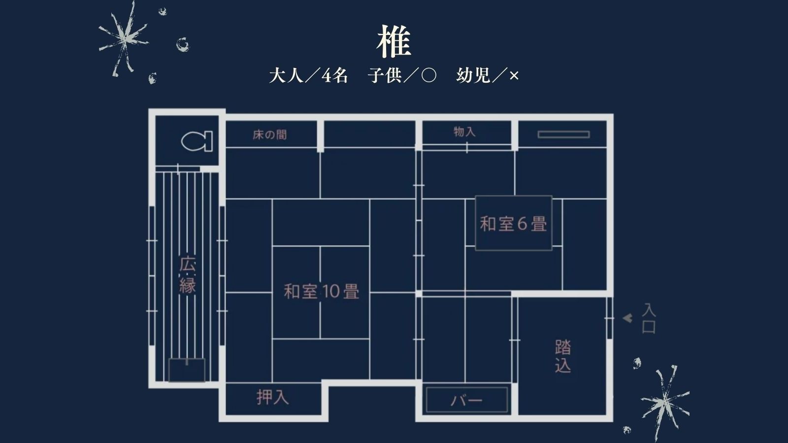 【椎】間取り図