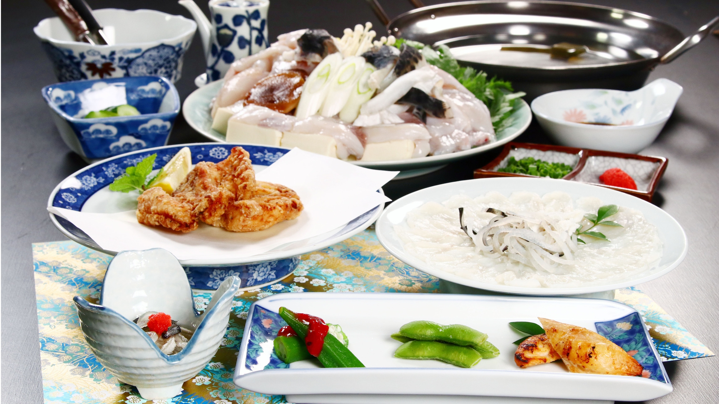 【6名様までお部屋で夕食◇確約】ふぐスタンダード◇2食付◆御宿で唯一！ふぐ基本コース★冬季限定★