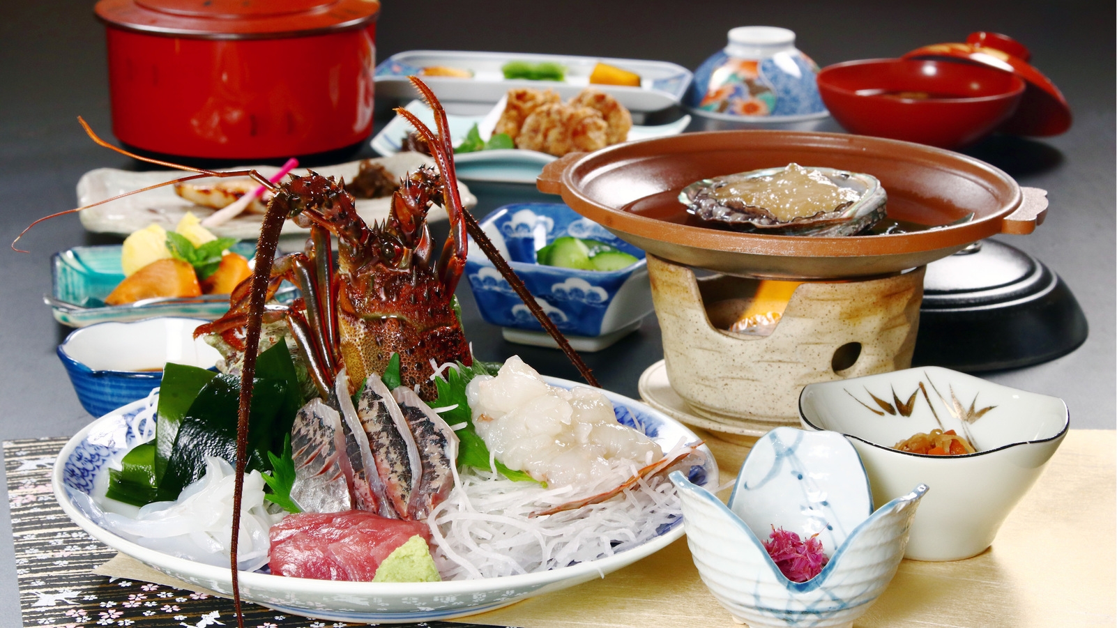 【6名様までお部屋で夕食確約】伊勢海老＆鮑◇2食付◆調理法チョイス！豪華コース！-9−10月限定-