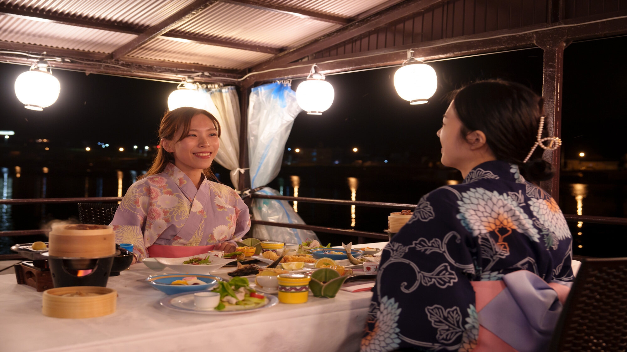 【日帰りプラン】【鵜飼い鑑賞付き屋形船ディナークルーズ】5〜10月限定★基本会席＜夕食のみ・宿泊無＞