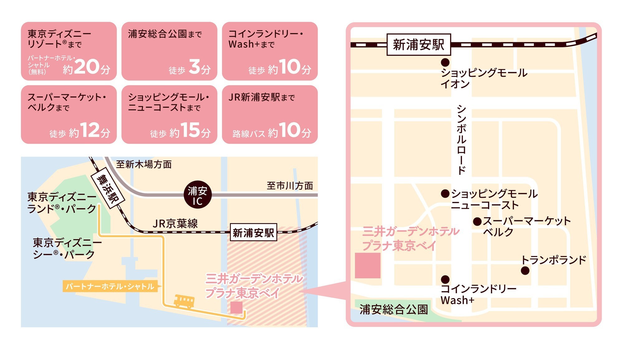 【楽天限定】新浦安から始まる東京旅行を満喫！（展望大浴場・コンビニ併設）お得な３連泊プラン＜素泊り＞