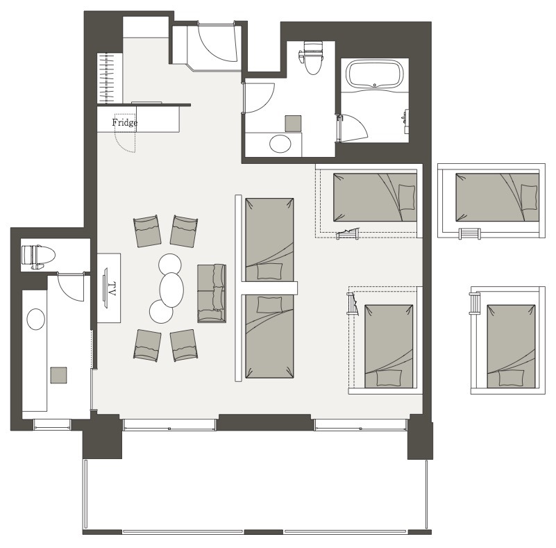 エグゼクティブシックスス（コーナーテラス）