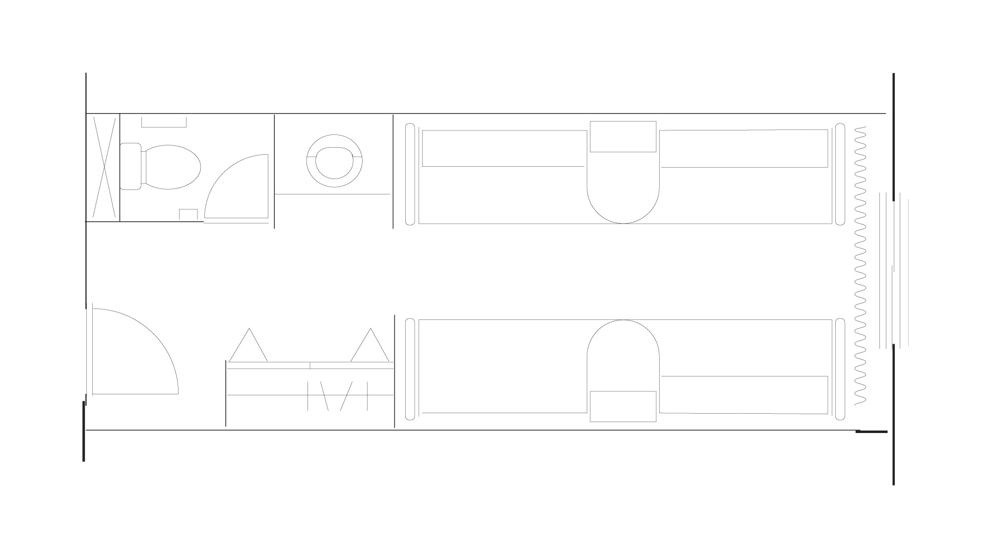 りんどう館：平面図