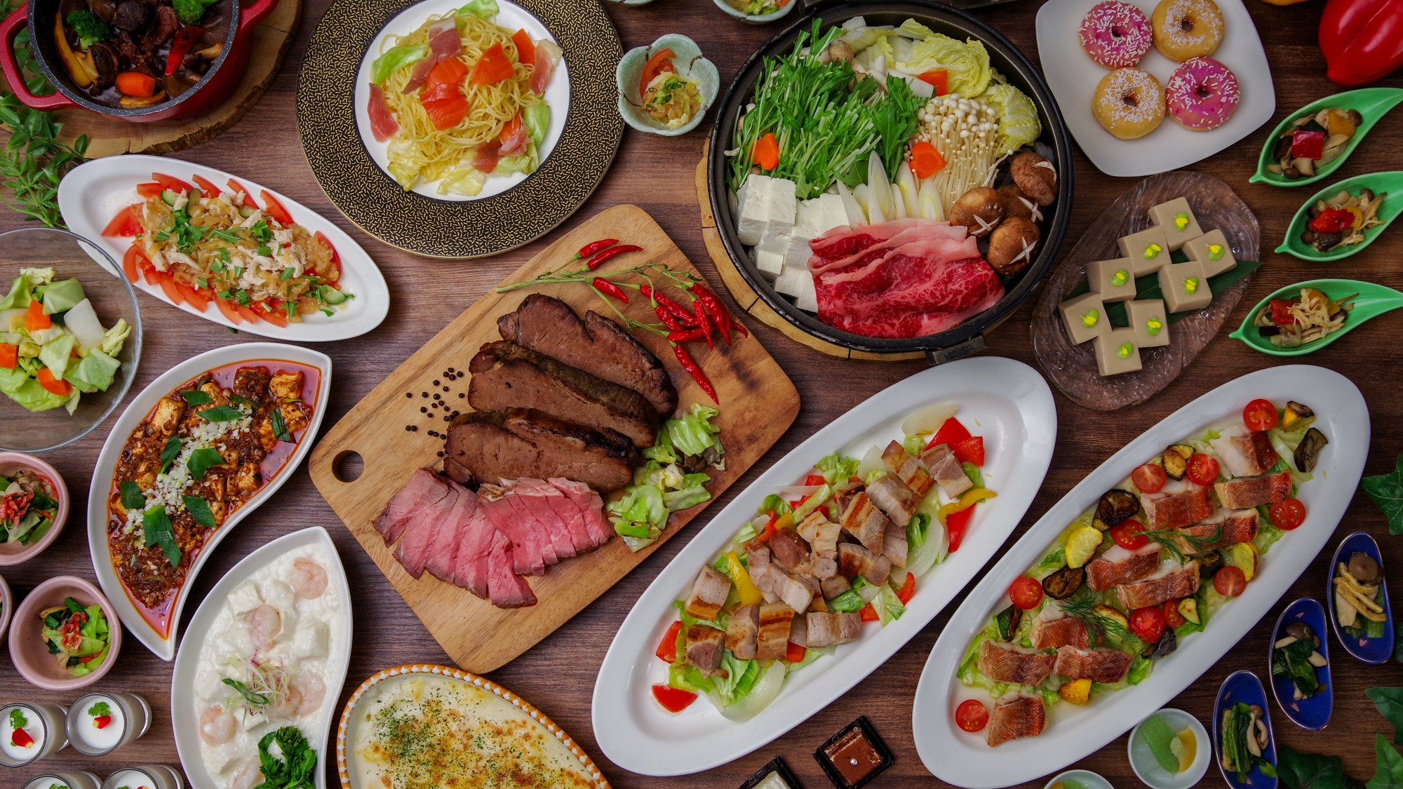 【ディナーブッフェ】地元食材を取り入れたバラエティあふれるブッフェ　※イメージ