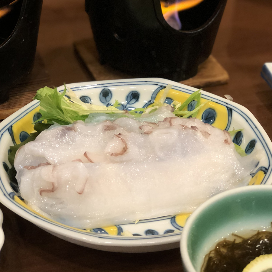 稚内名物たこしゃぶ