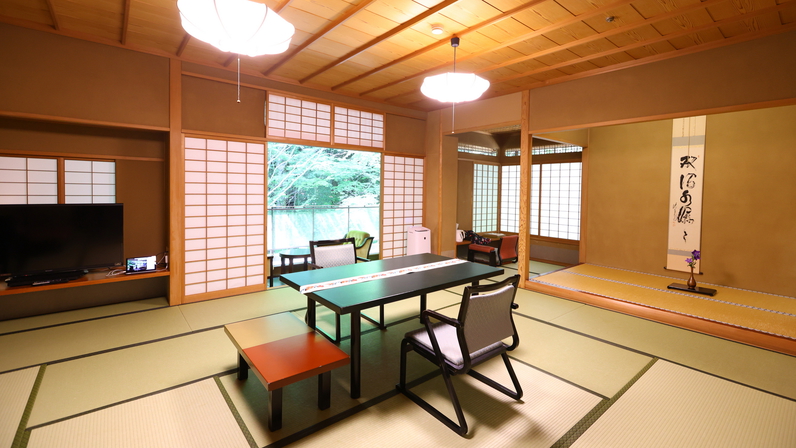 【迎賓館】「花富貴」130平米温泉露天風呂付和洋室