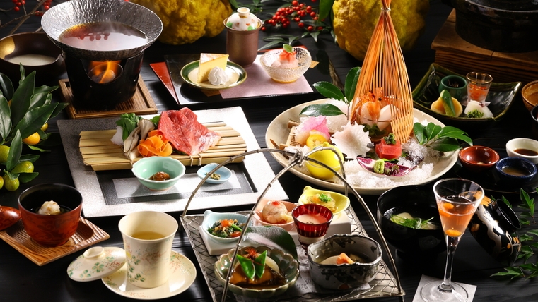 【30日前早期予約】海石榴伝統の懐石料理を味わう至福のお部屋食／1泊2食付