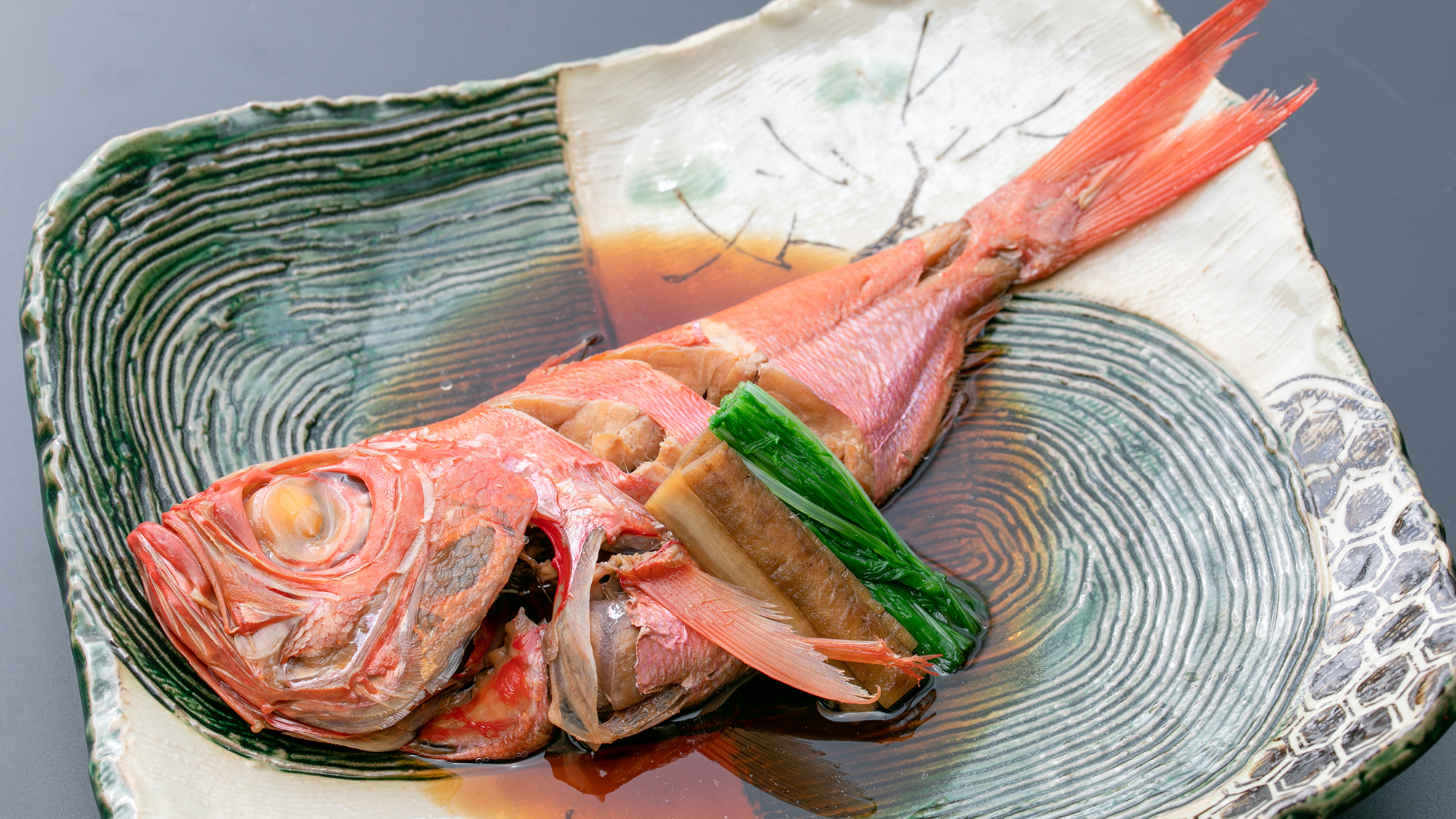 【特別料理】ふっくらと脂ののった金目鯛煮付け　※画像はイメージです
