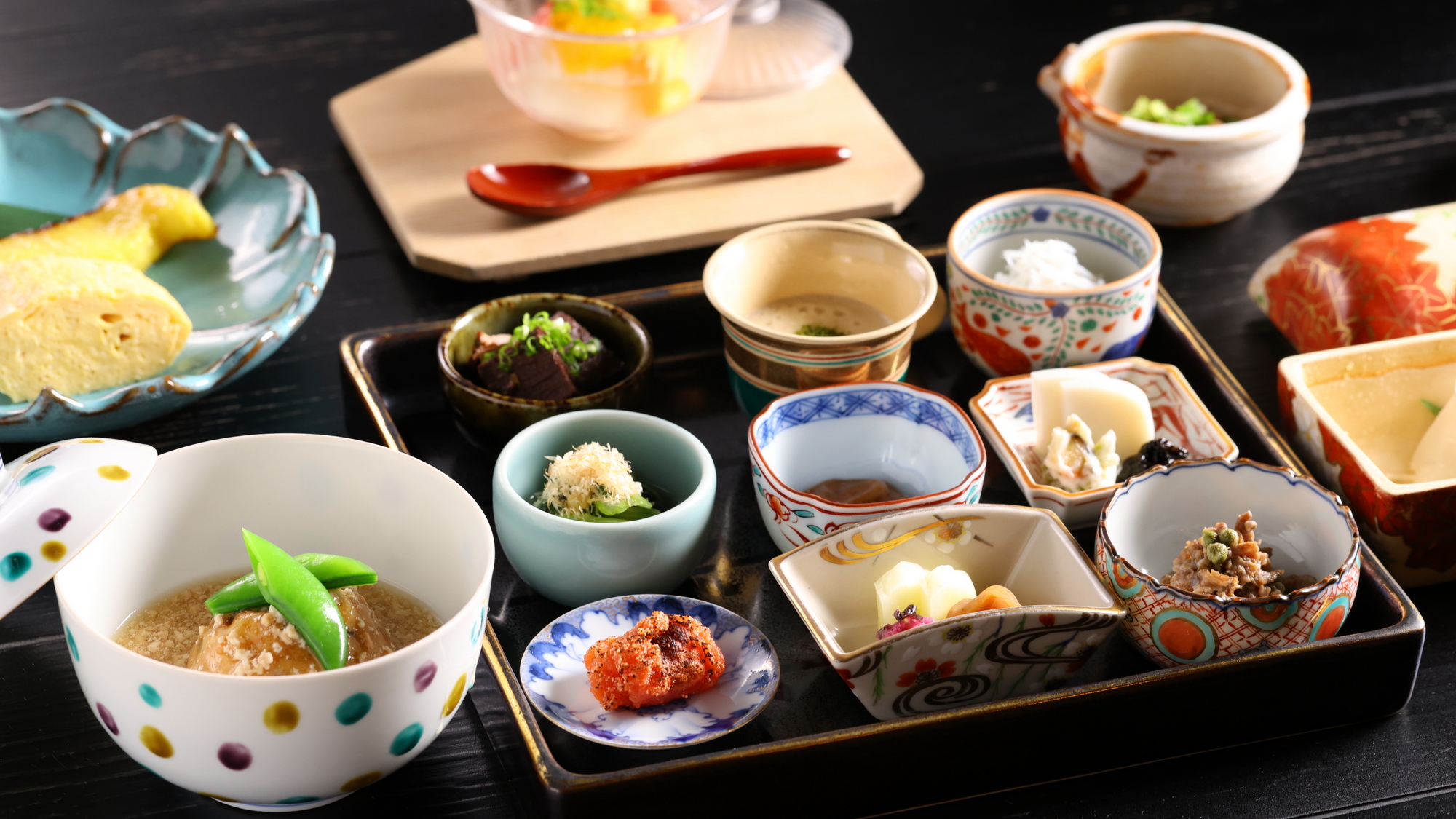 海石榴の朝食膳