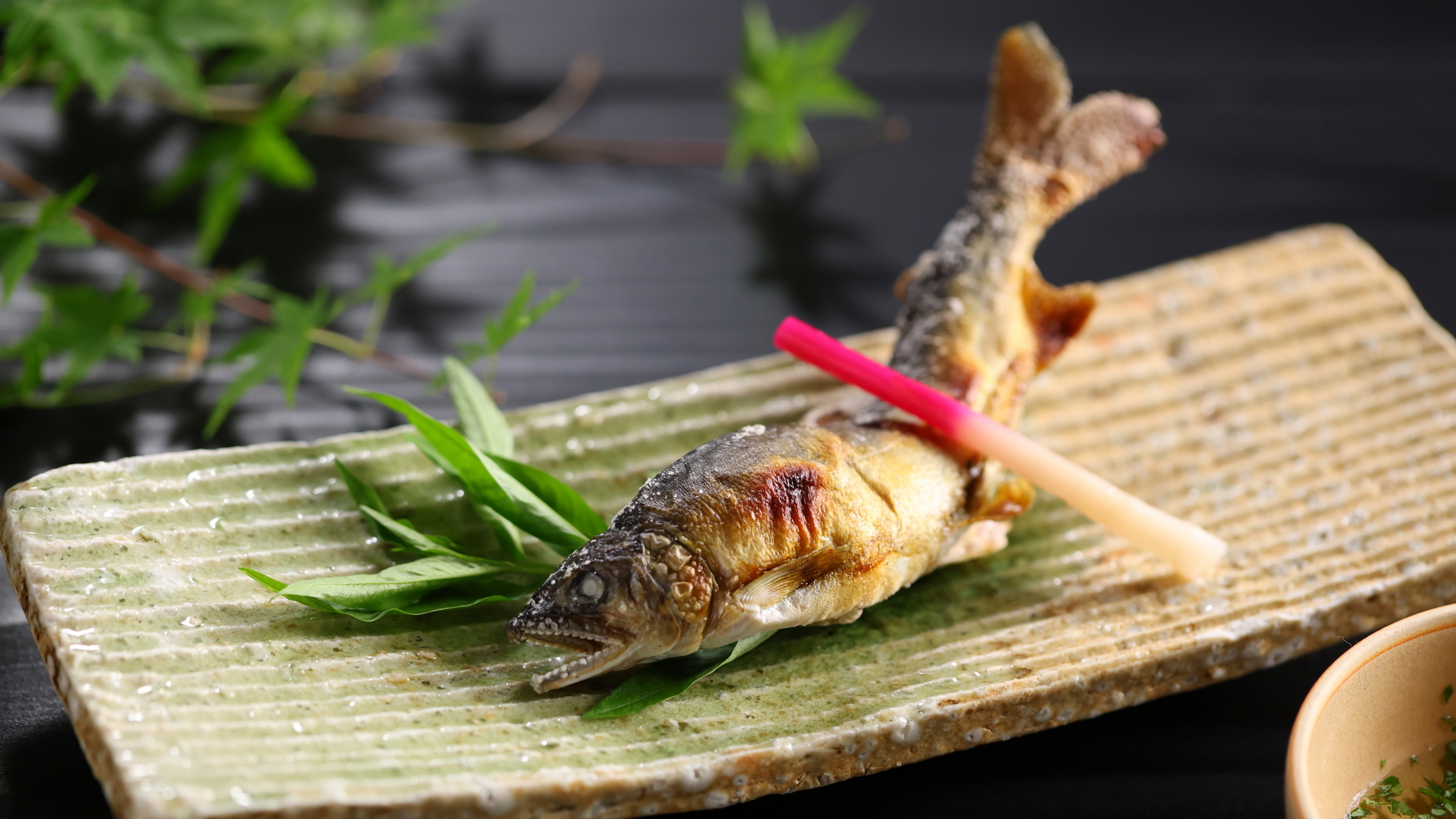 【2026夏】焼物／丹沢山系の清流で育った山北産の活〆鮎の塩焼き