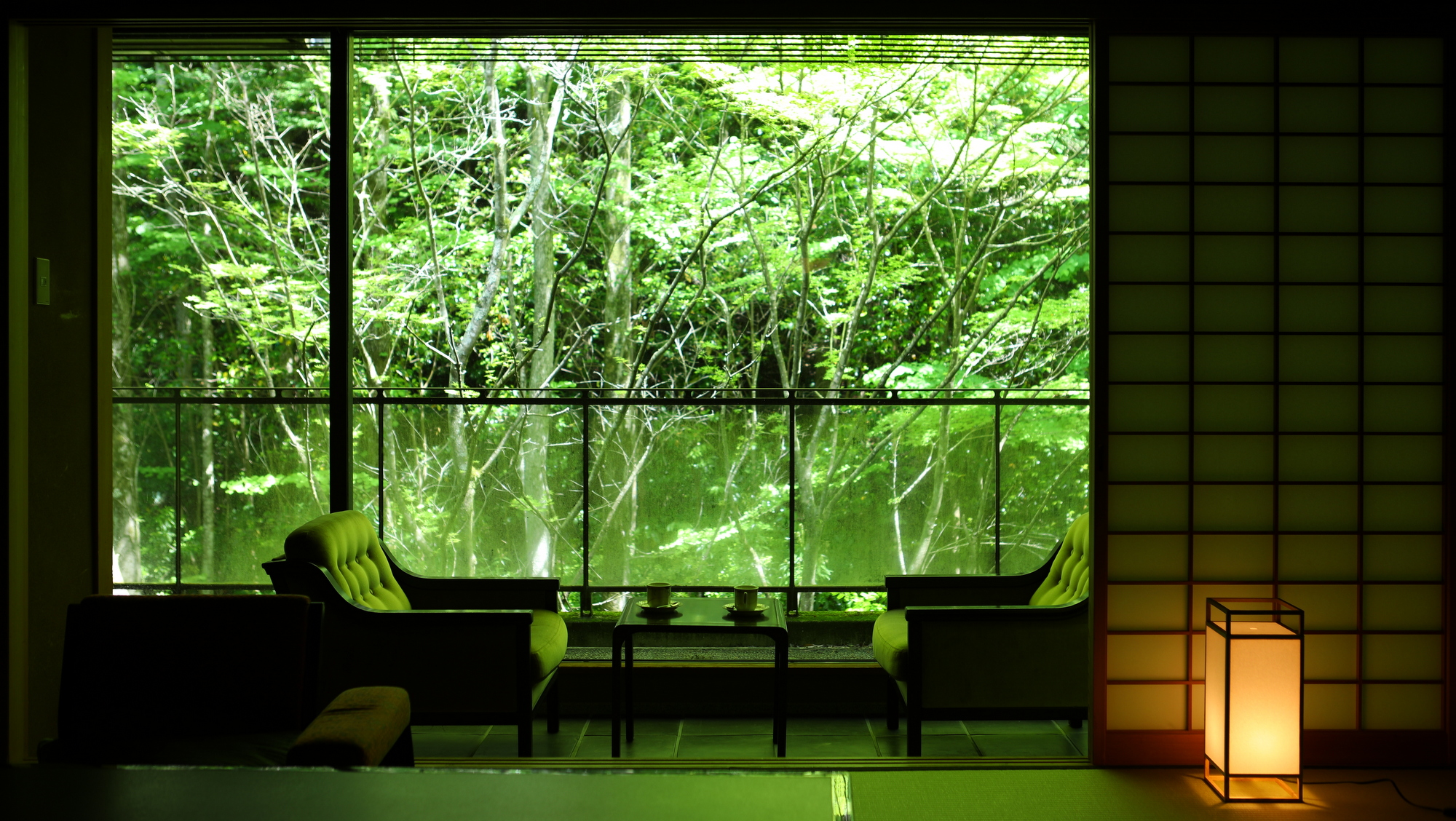 【迎賓館 花富貴】奥まったお部屋に広がる静かな空間